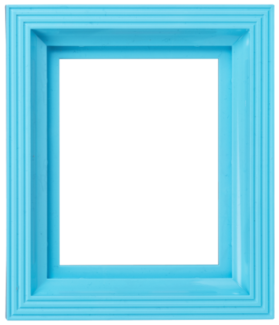 Plastic Frame For Single Baseplate Light Blue image 0